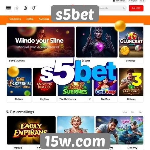 Variadas opções de jogos disponíveis no s5bet
